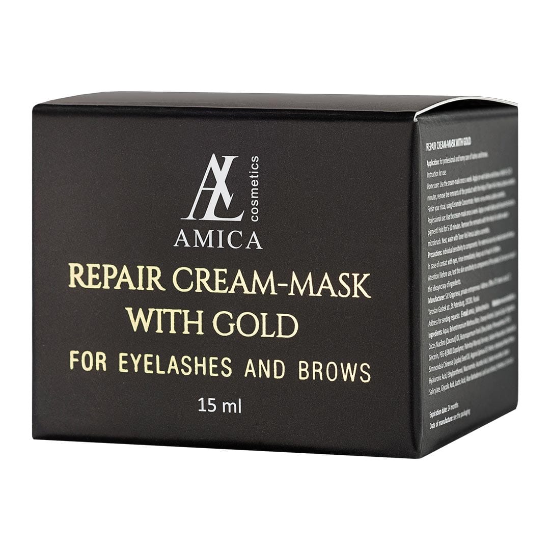 Repair Cream-mask with Gold Востанавливающая крем-маска с золотом Amica 